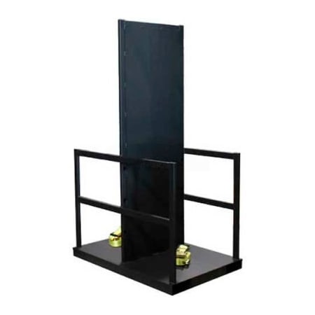 Justrite Cylinder Pallet Stand w/Firewall, 32"W x 48"D x 78"H, 12 Cylinder Capacity 35222